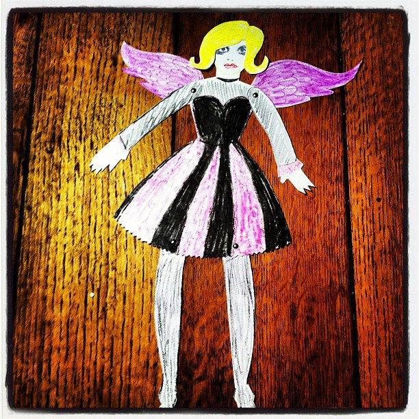 Fallen Angel paper doll - nothing at all to do with leadership